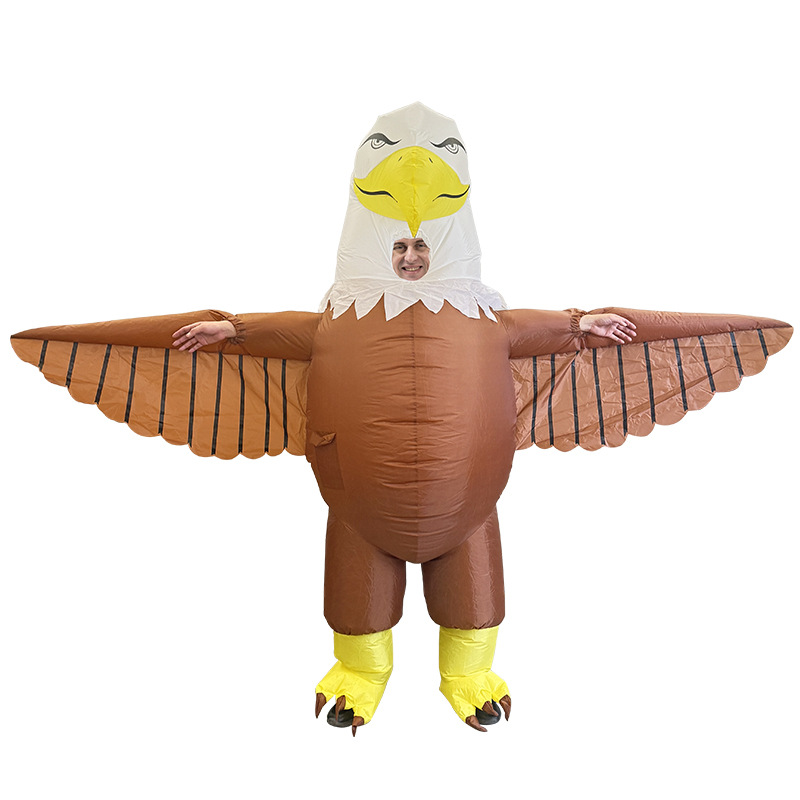 Costumes - Aufblasbare Adler-Kostüme, Cartoon-Tier-Aufblaskleidung, Halloween-Party-Cosplay-Kostüm, lustige Requisiten