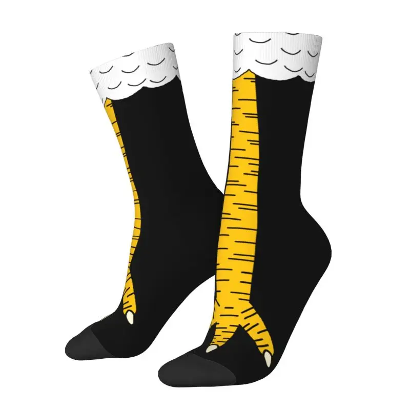 Funny Chicken Leg Socks - Coole Herren lustige Hähnchensc henkel Kleid
