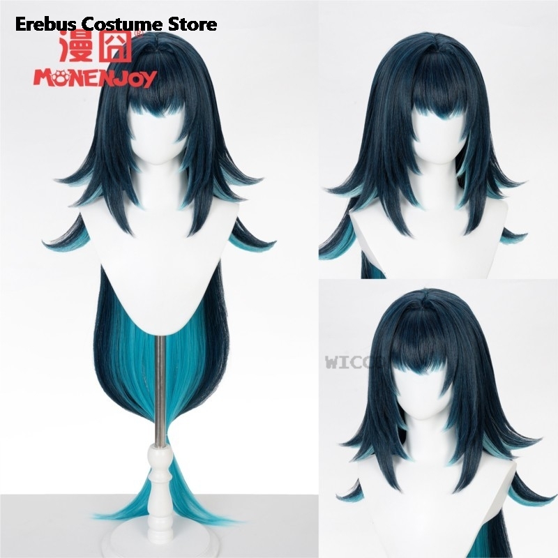 Anime Cosplay Wig Heat Resistant - Halloween Genshin Impact Danica Cosplay-Perücke, Anime,