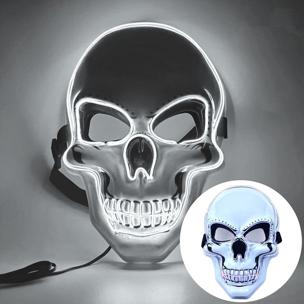 Led Purge Mask Halloween - Mode Horror Halloween Schädel Maske Halloween
