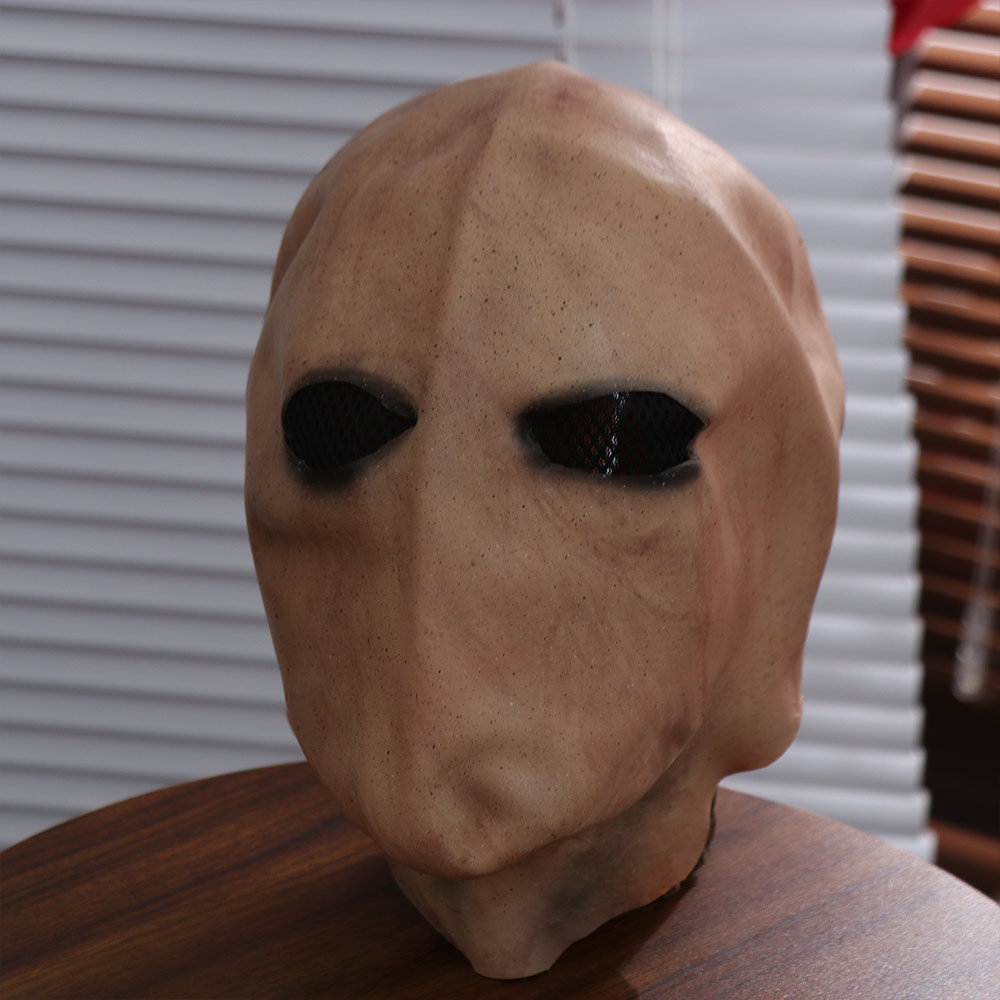 Latex Alien Mask Realistic - Gesichtsloser Mann Halloween Slenderman Maske Ungiftig