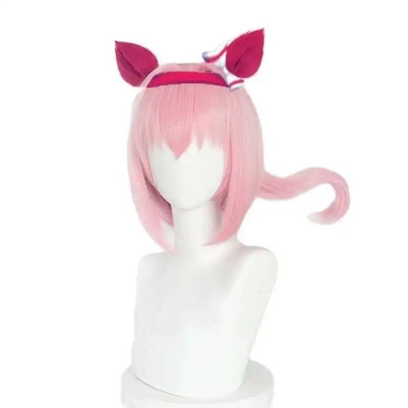 Anime Cosplay Wig Heat Resistant - Uma Musume Haru Urara Cosplay Perücke