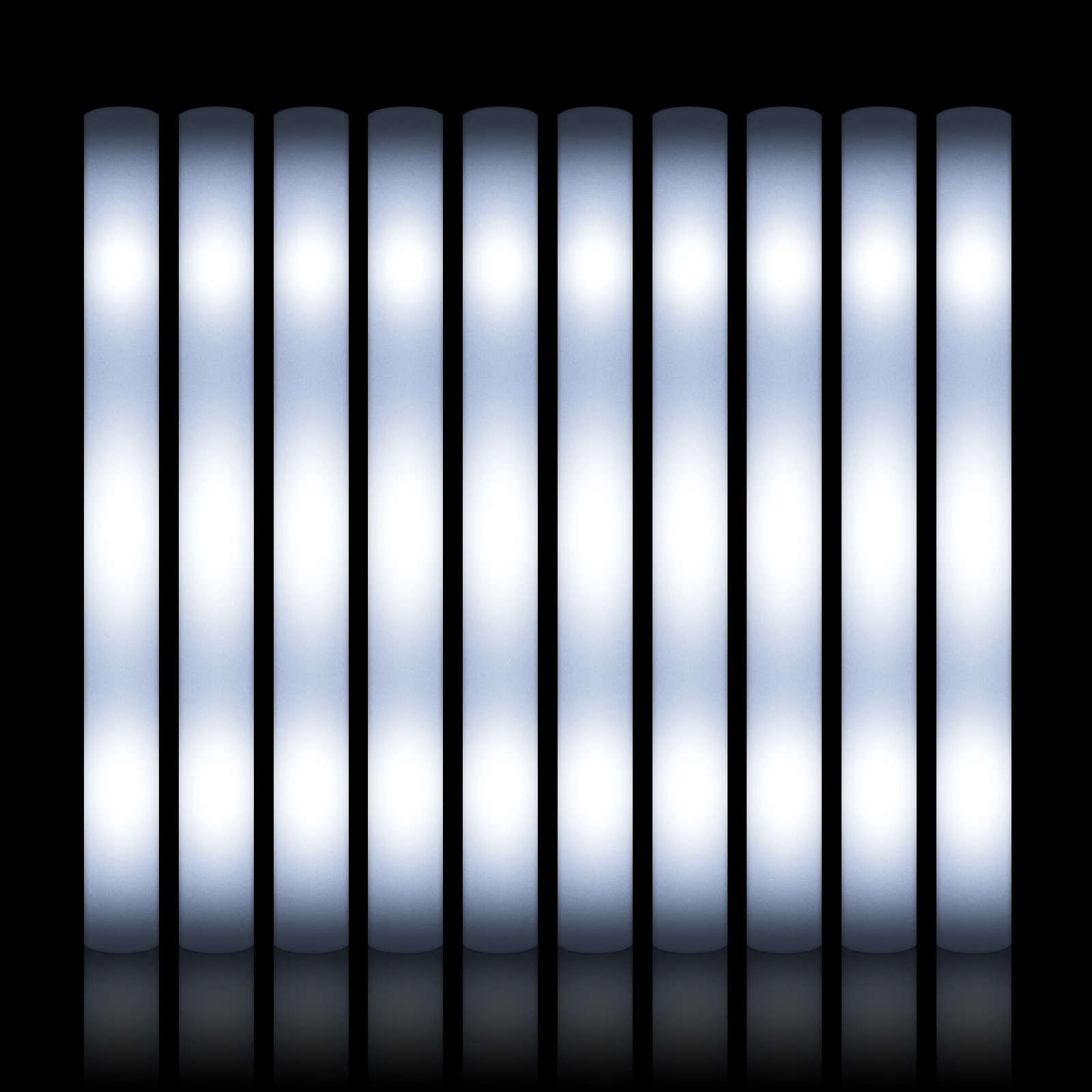LED-Leuchtstäbe, Leucht-Schaum – Flashing Led Foam Sticks Party Bewertung und Preis