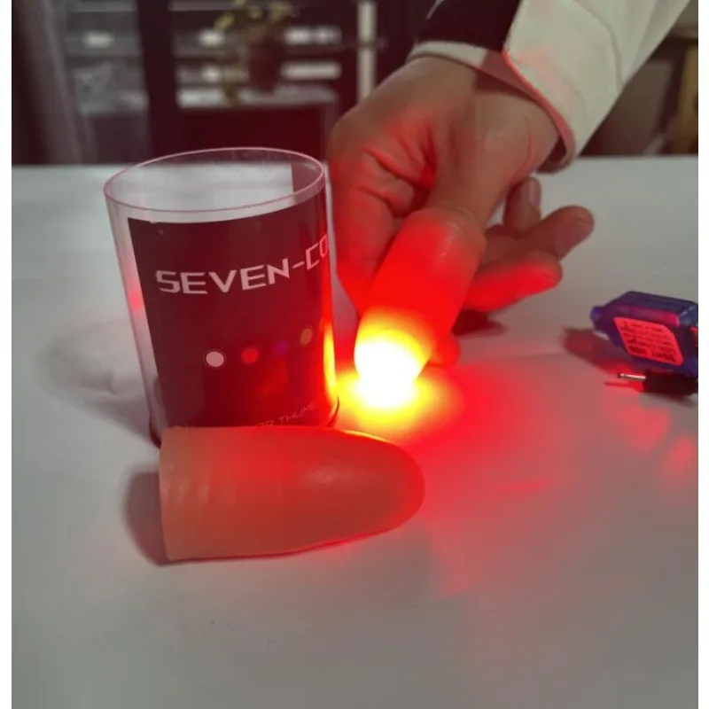 Sieben Farben LED-Licht Daumen – Thumb Tip Magic Trick Set Bewertung und Preis