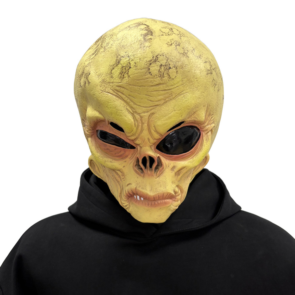 Realistische UFO-Alien-Schädel – Latex Alien Mask Realistic Bewertung und Preis