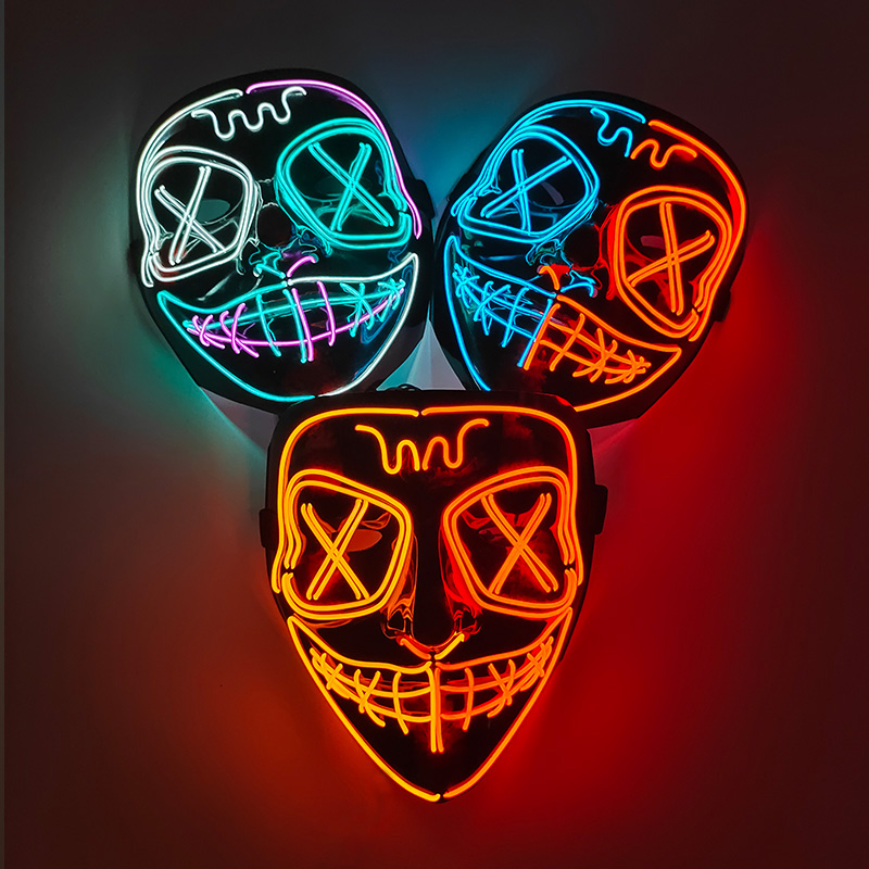Drahtlose LED leuchtende Maske – Led Purge Mask Halloween Bewertung und Preis