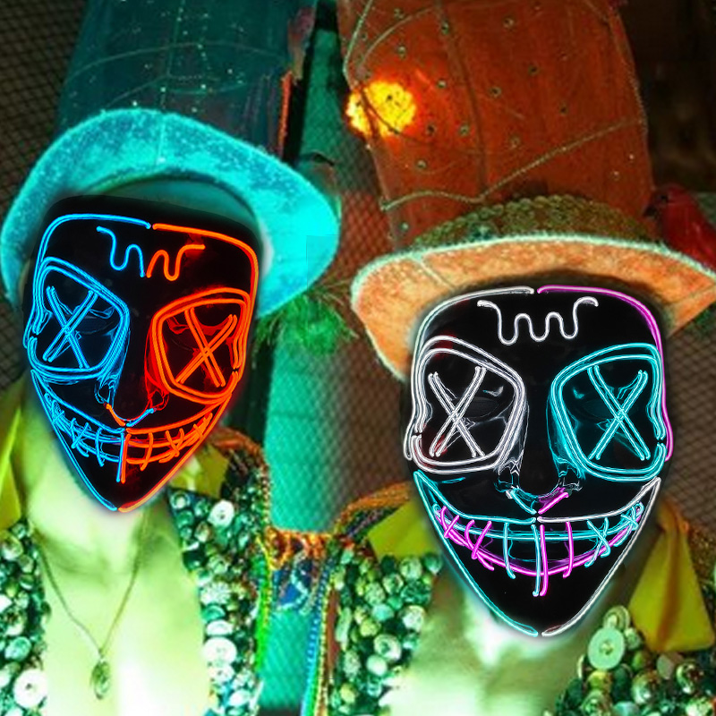 Drahtlose LED leuchtende Maske – Led Purge Mask Halloween Bewertung und Preis