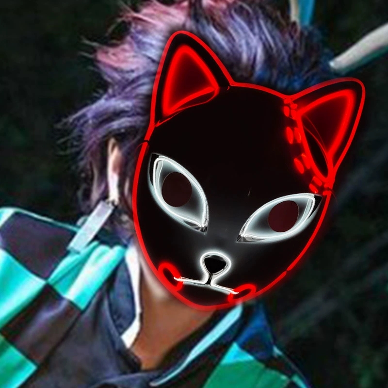 Japanische Anime Dämonenfuchs- – Led Purge Mask Halloween Bewertung und Preis
