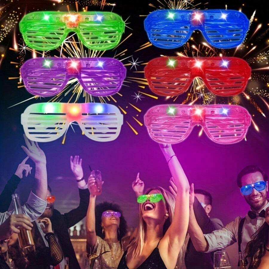 10–50 Stück LED-Brille, leucht – Glow In The Dark Party Glasses Bewertung und Preis