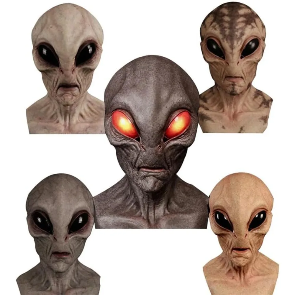 Halloween-Kostüm, Alien-Dinosa – Latex Alien Mask Realistic Bewertung und Preis