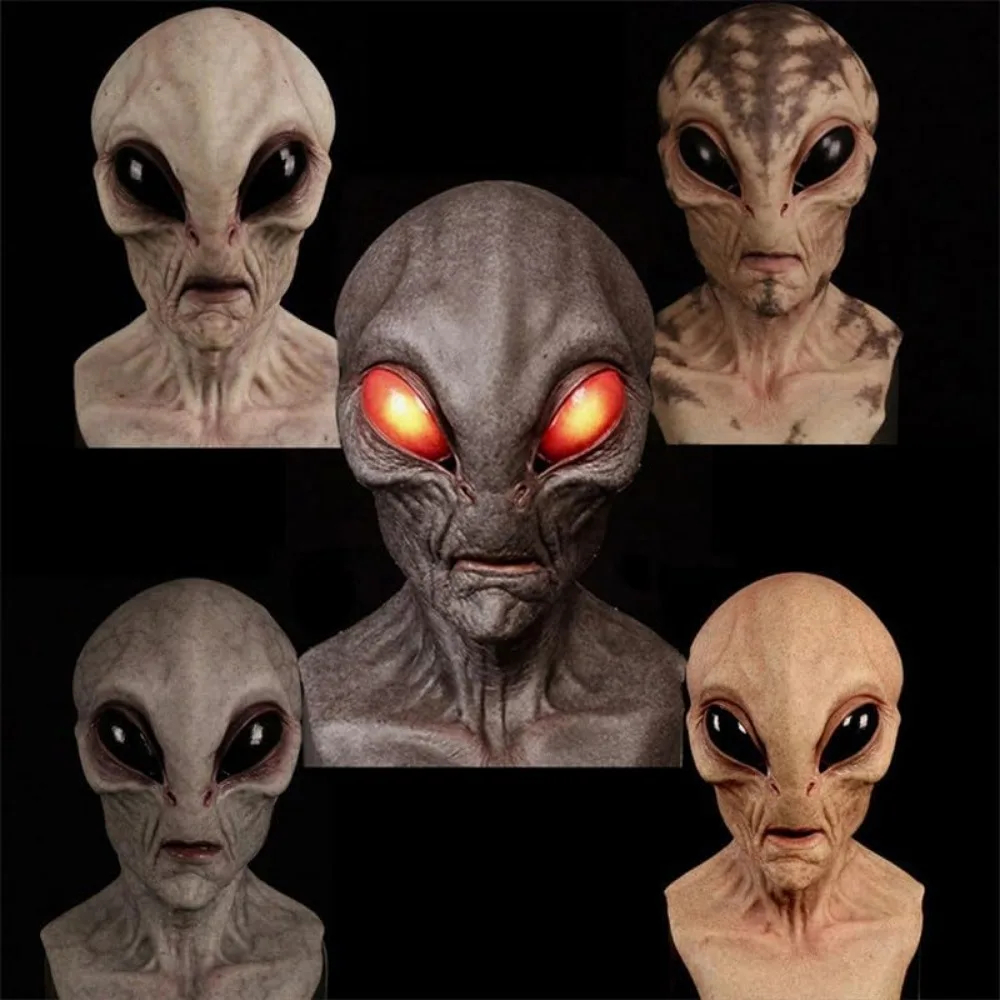 Halloween-Kostüm, Alien-Dinosa – Latex Alien Mask Realistic Bewertung und Preis