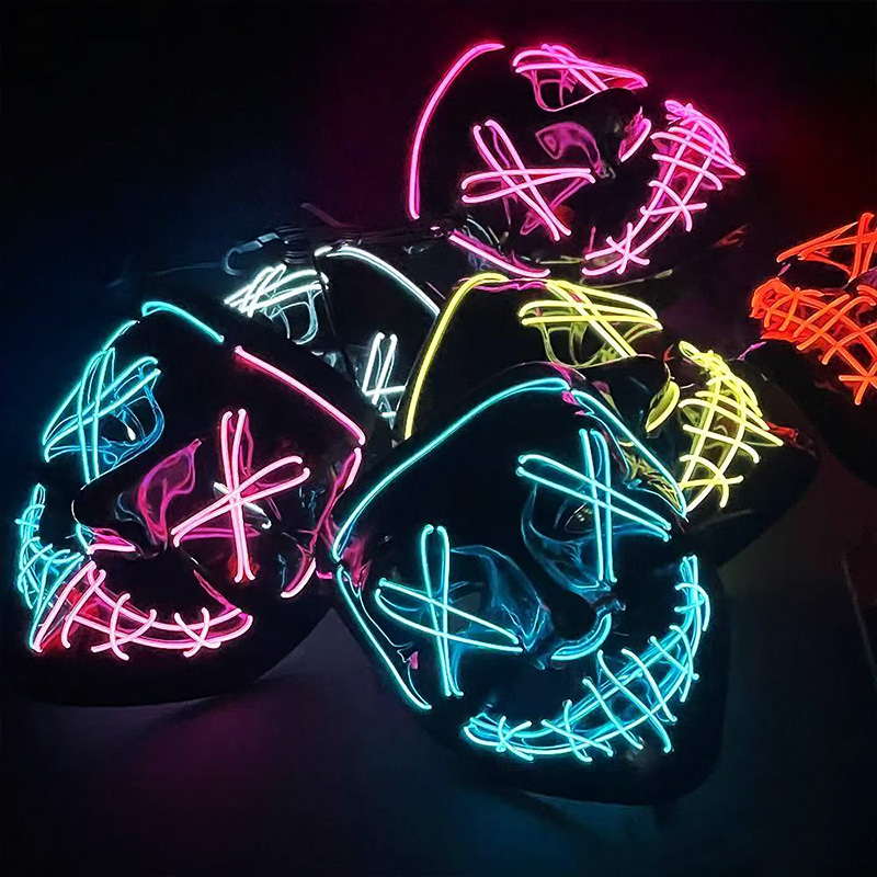 Gruselige Kabellose Leuchtende – Led Purge Mask Halloween Bewertung und Preis