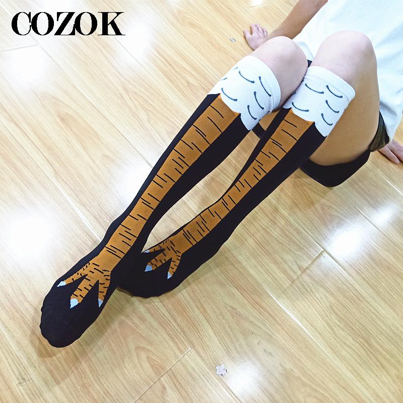 Hochwertige Crazy Funny Chicke – Funny Chicken Leg Socks Bewertung und Preis