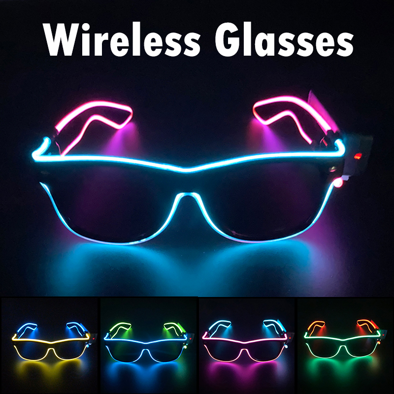 Kabellose coole LED-Sonnenbril – Glow In The Dark Party Glasses Bewertung und Preis